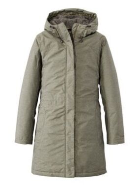 LL Bean Women's Winter Warmer Coat in Olive Green size XL